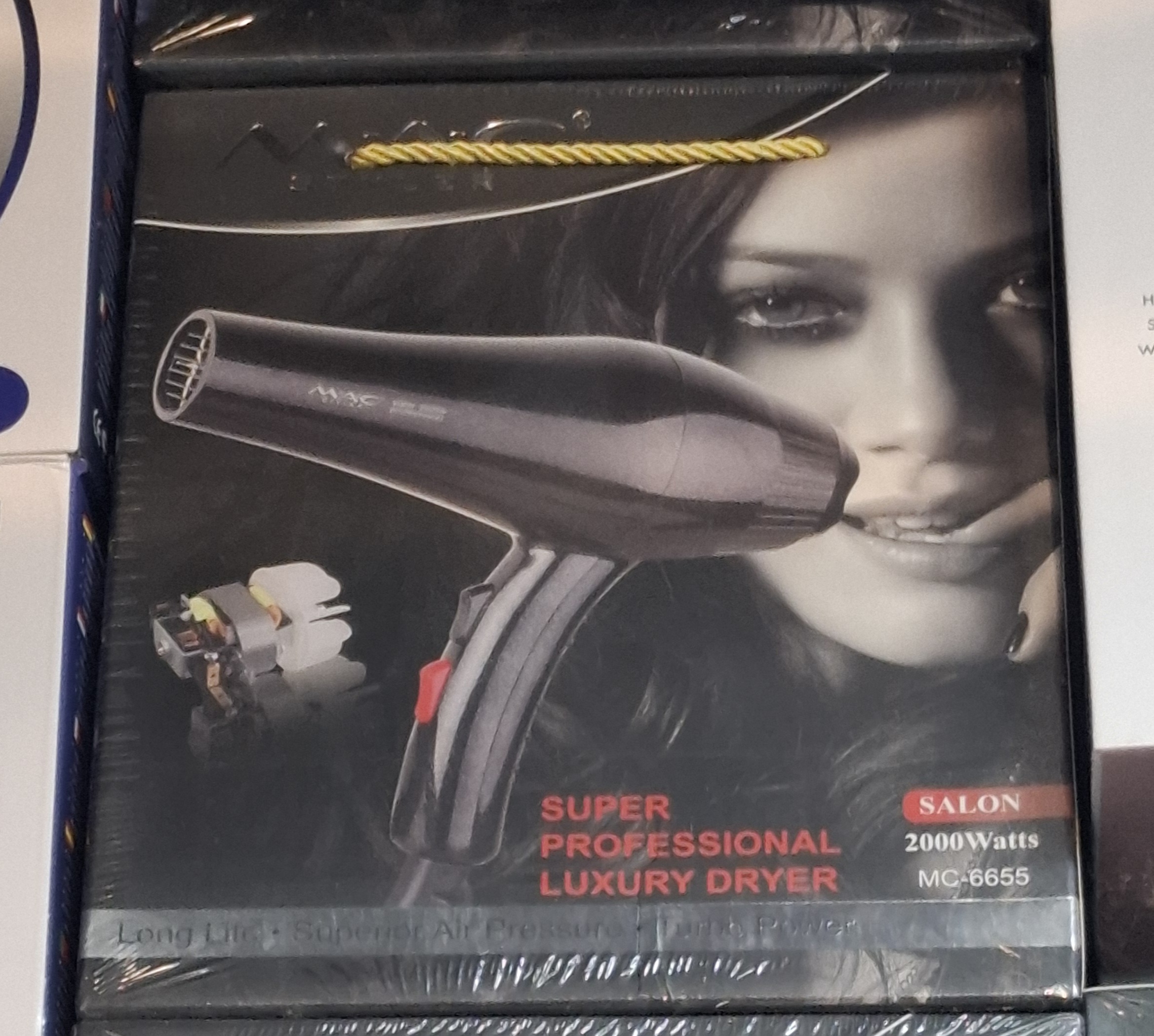 سشوار حرفه‌ای مک استایلر MAC Styler مدل MC-۶۶۵۵ با موتور AC و توان 5000 وات