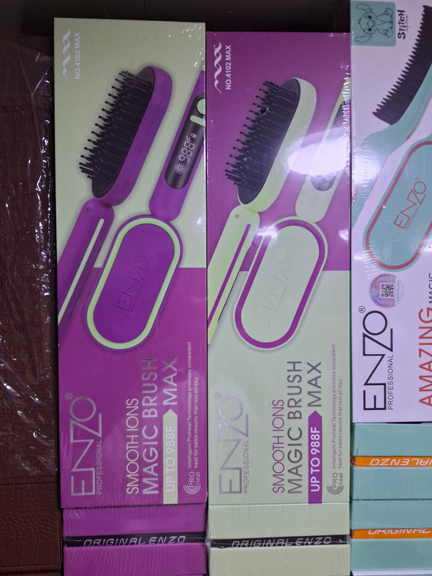 برس حرارتی صافکننده مو انزو ENZO Magic Brush MAX مدل 4102 MAX دیجیتال
