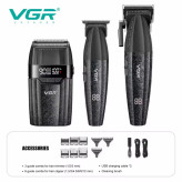 ست ماشین اصلاح حرفهای وی جی آر مدل VGR-V640 S3 رنگ مشکی