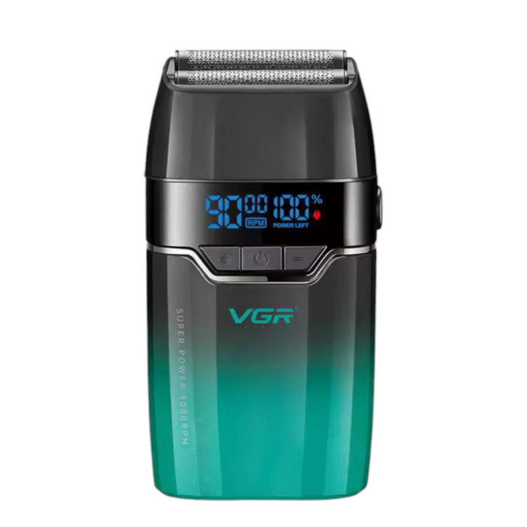 ماشین اصلاح وی جی آر مدل V-308 با تیغه تیتانیوم و برش خطی