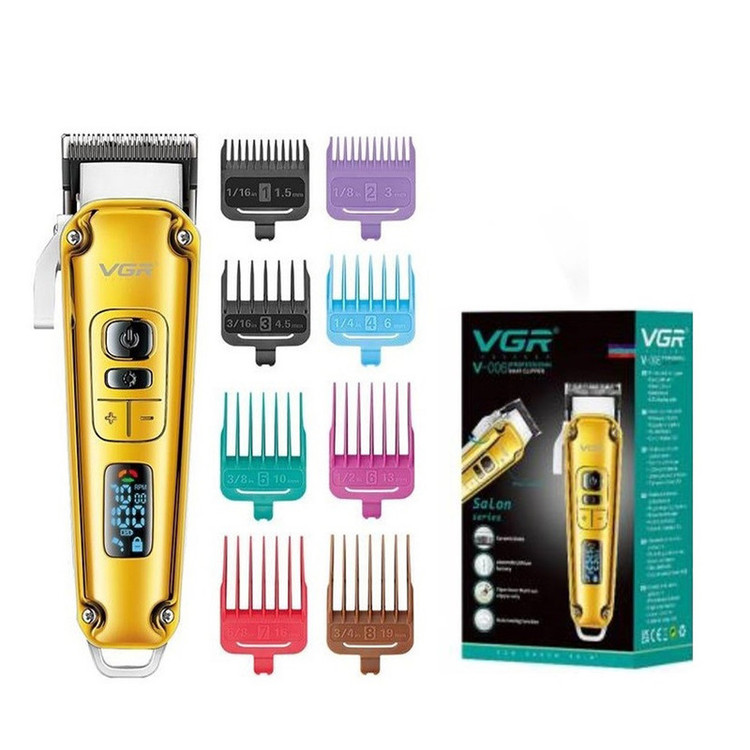 ماشین اصلاح موی سر و صورت VGR مدل V-006 طلایی